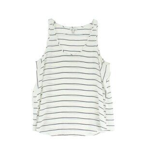Joie Nautical Striped Silk Tank Top
